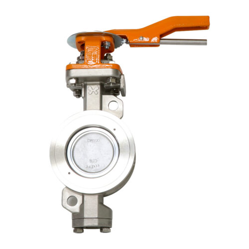 FLOHUB WAFER TYPE DOUBLE ECCENTRIC HIGH PERFORMANCE BUTTERFLY VALVE